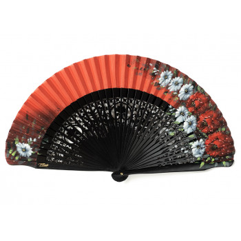 Abanico Calado Negro