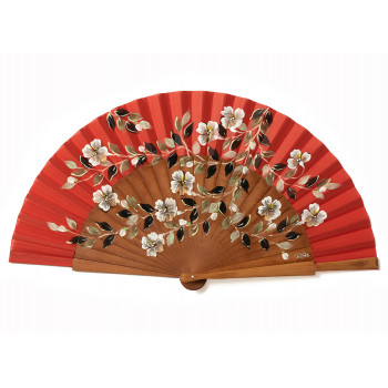 Abanico Peral Jardín Rojo