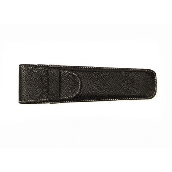 Funda Piel 21 cm Negra Rugosa
