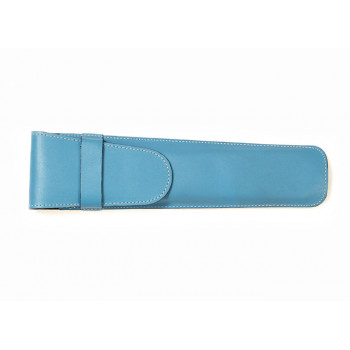 Funda Piel 23cm Azul Celeste