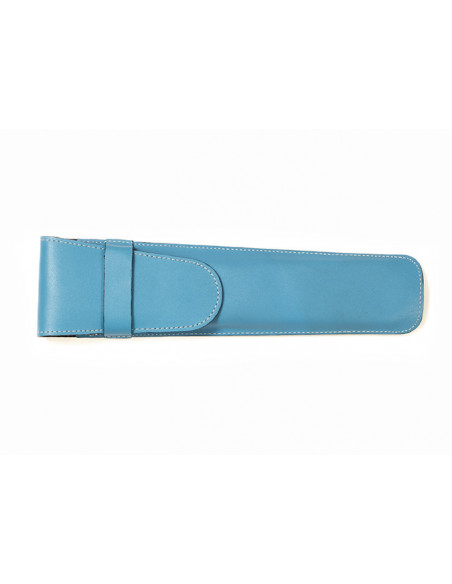 Funda Piel 23cm Azul Celeste