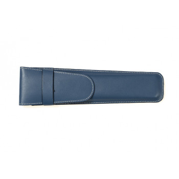 Funda Piel 23cm Azul Cobalto