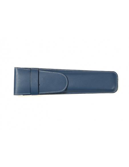 Funda Piel 23cm Azul Cobalto