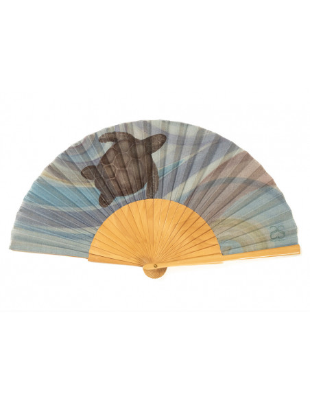 Abanico Abedul Tortuga
