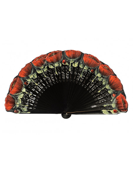 Abanico Sapelly Amapolas