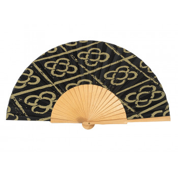 Abanico Artemisa Negro