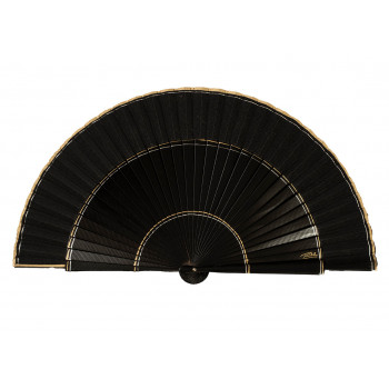 Abanico Inazares Negro