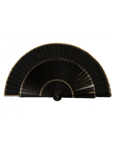 Abanico Inazares Negro