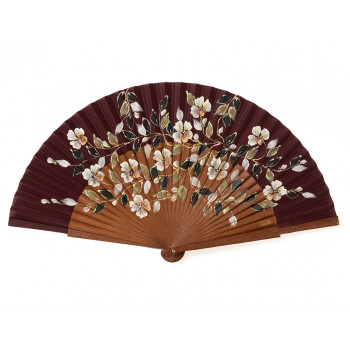Abanico Peral Jardín Burdeos
