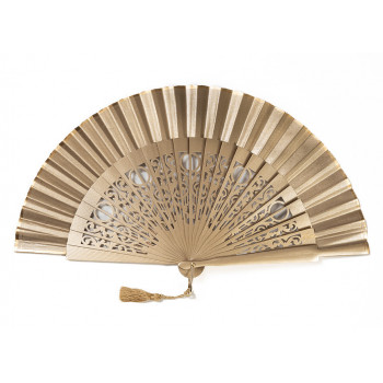 Abanico Ruanes Bronce