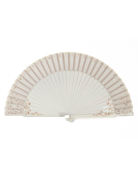Abanico Argavieso Marfil