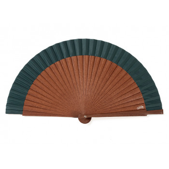 Abanico Benasque Verde Mini