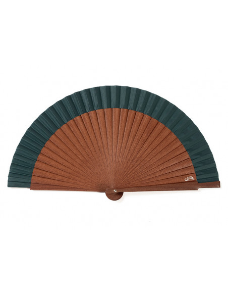 Abanico Benasque Verde Mini