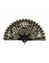 Abanico Baraja Malku Negro Mini