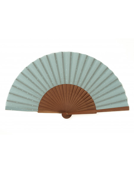 Abanico Plumeti Aguamarina