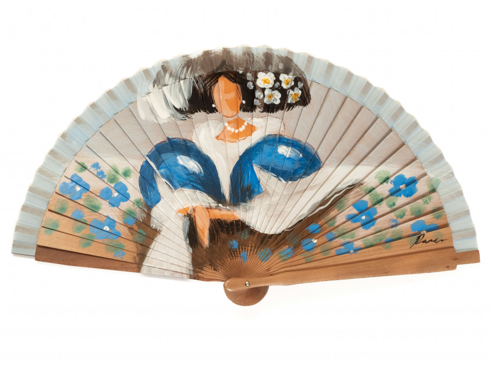 Abanico Menina Isabel Piedra Mini