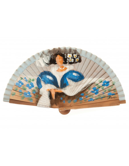 Abanico Menina Isabel Piedra