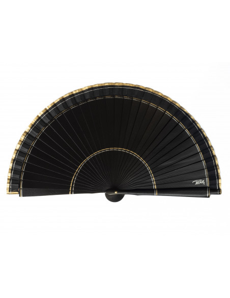 Abanico Feria Negro Mini