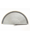 Abanico Feria Plata Mini