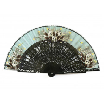 Abanico Ramo Turquesa