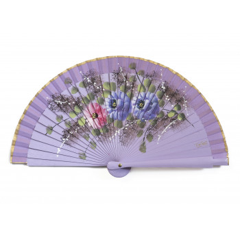 Abanico Margaritas Petit Lila