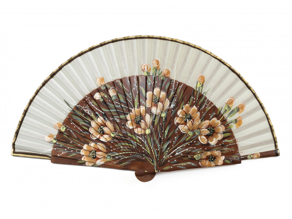 Abanico Almendro Blanco