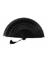 Abanico Nácar Negro Mini
