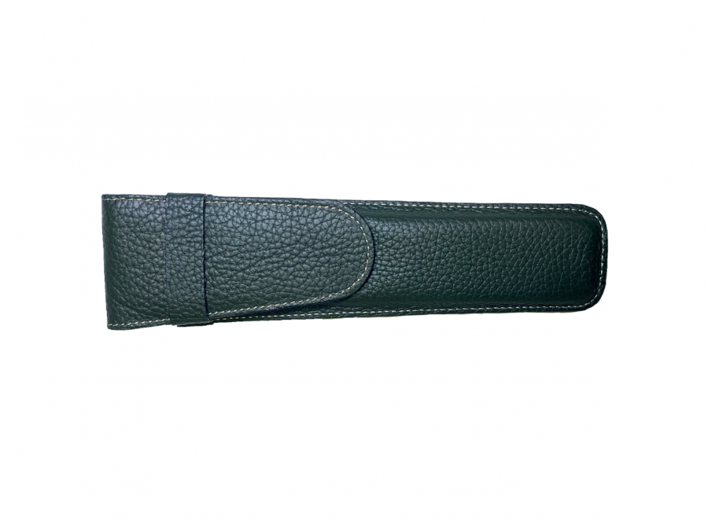 Funda Piel 23cm Verde Pino Rugosa