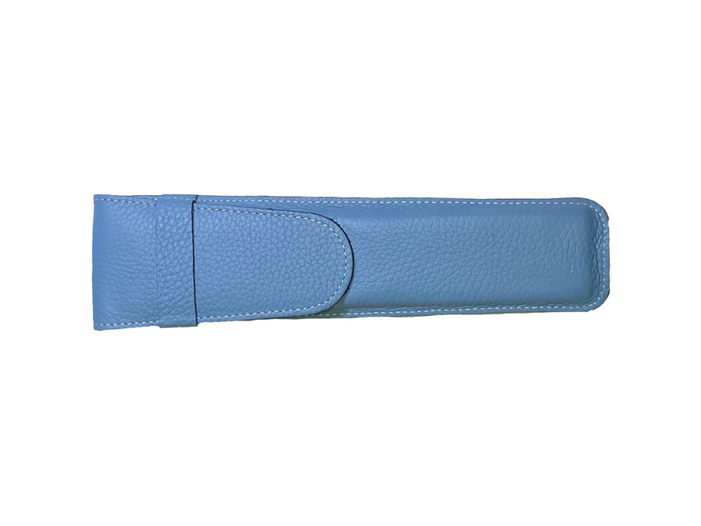 Funda Piel 21cm Azul Agua