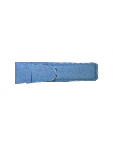 Funda Piel 21cm Azul Agua