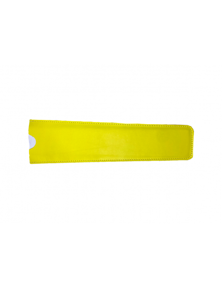 Funda Piel Abierta 26cm Amarillo