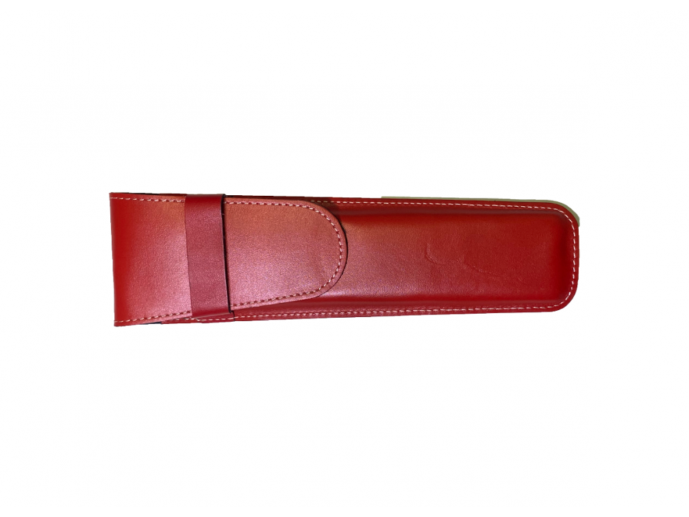 Funda Piel 21cm Rojo