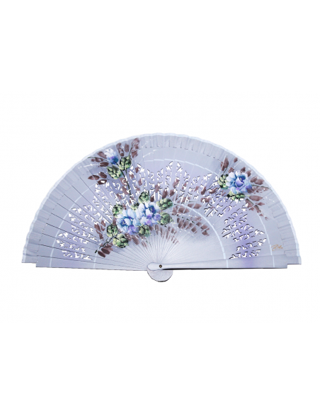 Abanico Magnolia Azul Bebé