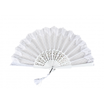 Abanico Novia Plumeti Rosario