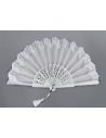 Abanico Novia Plumeti Rosario MARFIL