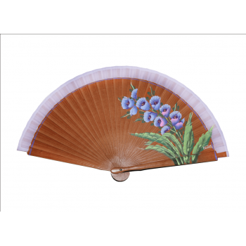 Abanico Campanillas Lavanda