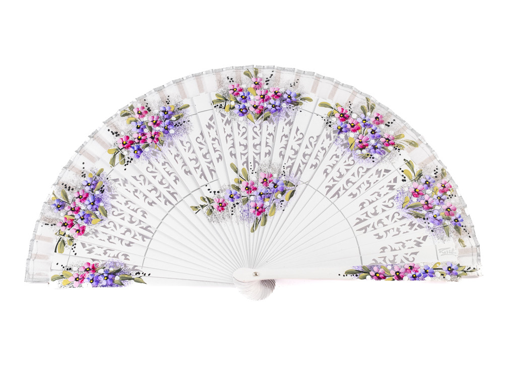 Abanico Castellón Blanco