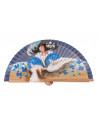 Abanico Menina Azul Mini