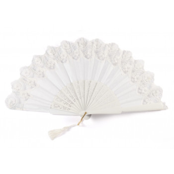 Abanico Novia Alba