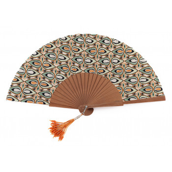 Abanico Estampado Córdoba Naranja