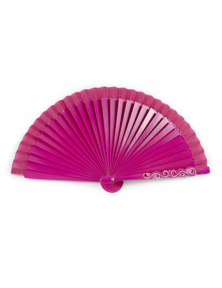 Abanico Mini Maya Fucsia