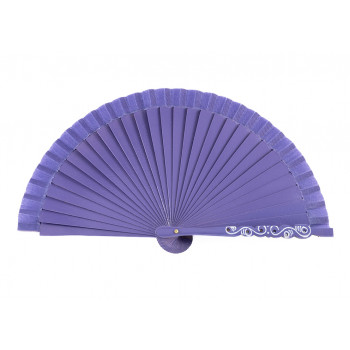 Abanico Mini Maya Morado
