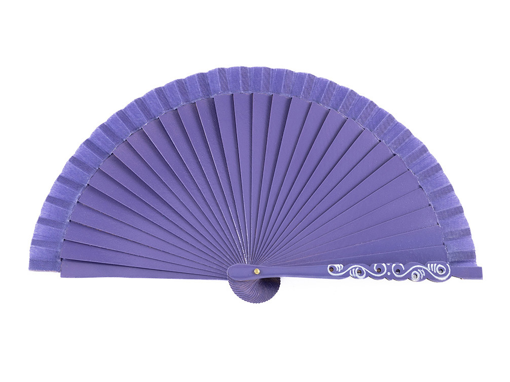 Abanico Mini Maya Morado