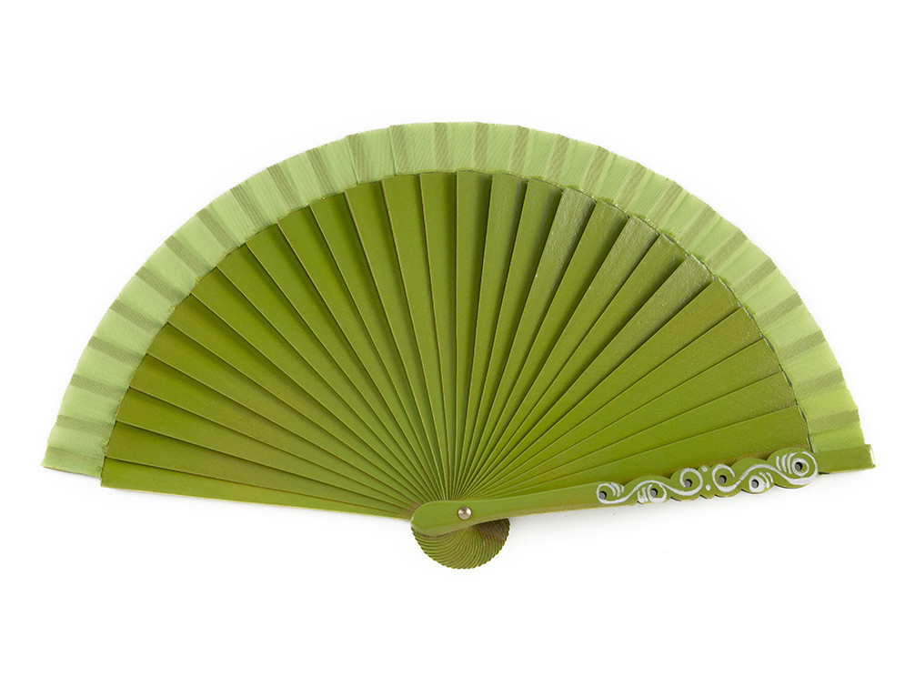 Abanico Mini Maya Verde