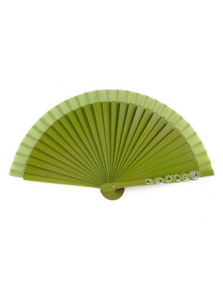 Abanico Mini Maya Verde