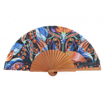 Abanico Frijol Escarlata Negro