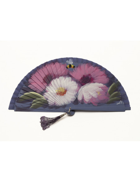 Abanico Margaritas Escorial Púrpura