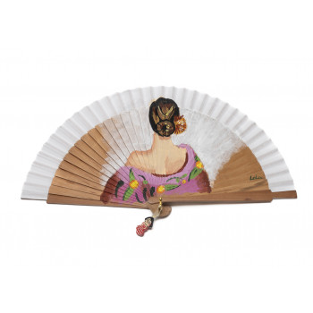 Abanico Flamenca Feria Natural