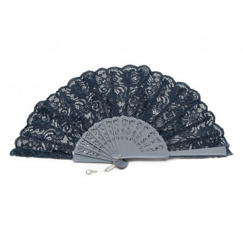 Abanico Blonda Esmeralda