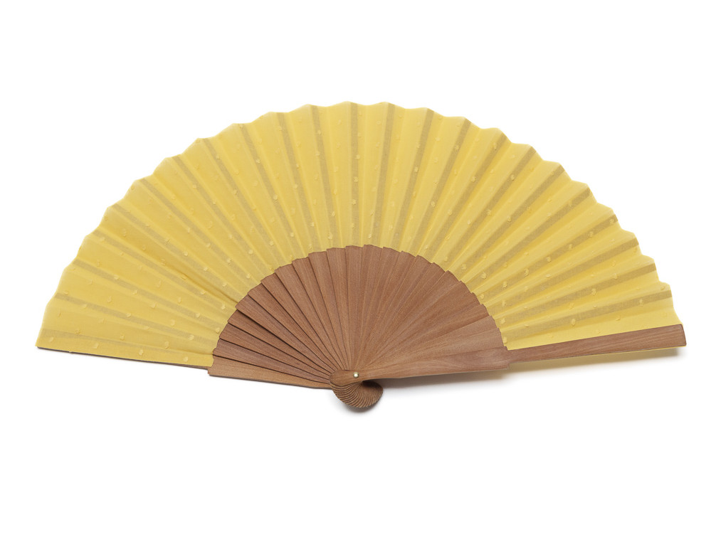 Abanico Plumeti Monasterio Mostaza